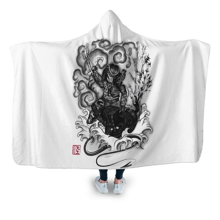 The Hunter And Demon Hooded Blanket - Adult / Premium Sherpa