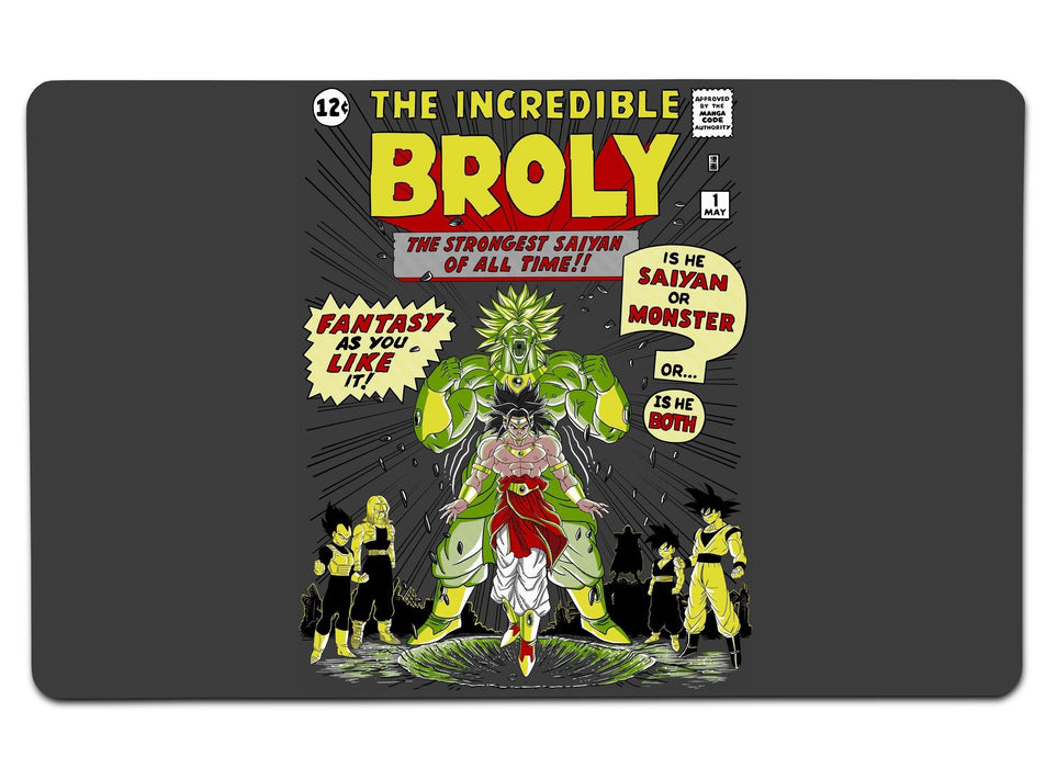 The Incredible Broly Large Mouse Pad