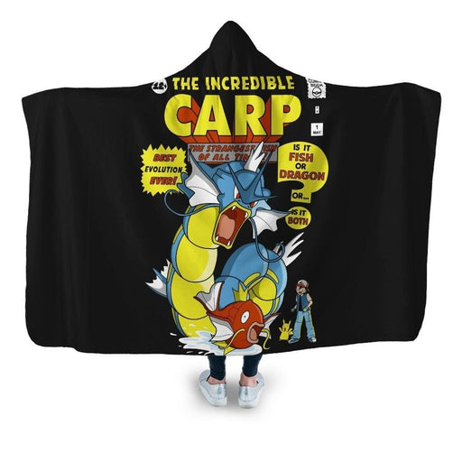 The Incredible Carp Hooded Blanket - Adult / Premium Sherpa