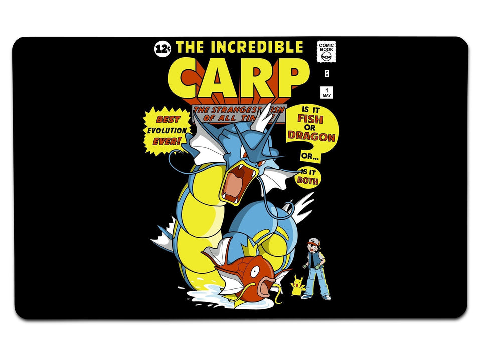 The Incredible Carp Large Mouse Pad