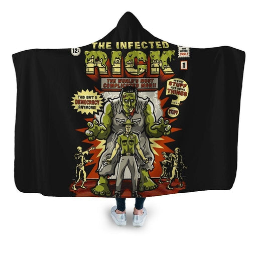 The Infected Rick Hooded Blanket - Adult / Premium Sherpa