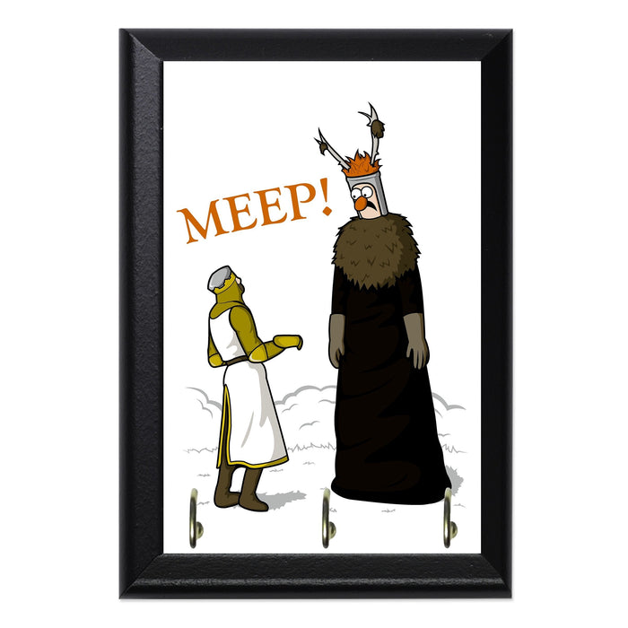 The Knight Who Says Meep Key Hanging Plaque - 8 x 6 / Yes