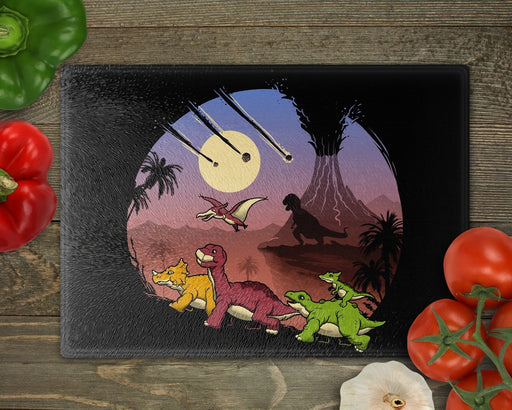 The Land Before Extinction Cutting Board