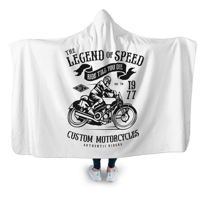 The Legend Of Speed Hooded Blanket - Adult / Premium Sherpa
