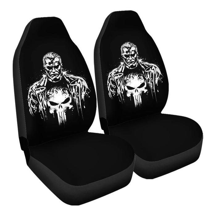 The Man Behind Skull Car Seat Covers - One size