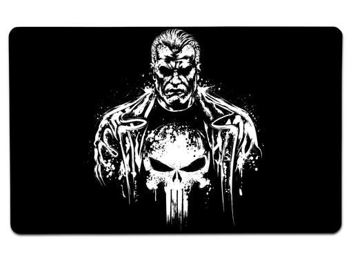 The Man Behind Skull Large Mouse Pad