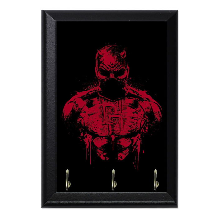 The Man Without Fear Key Hanging Plaque - 8 x 6 / Yes