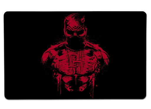 The Man Without Fear Large Mouse Pad