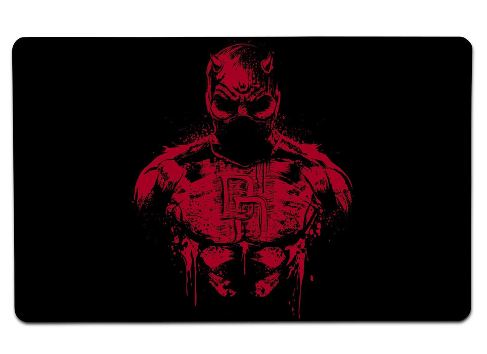 The Man Without Fear Large Mouse Pad