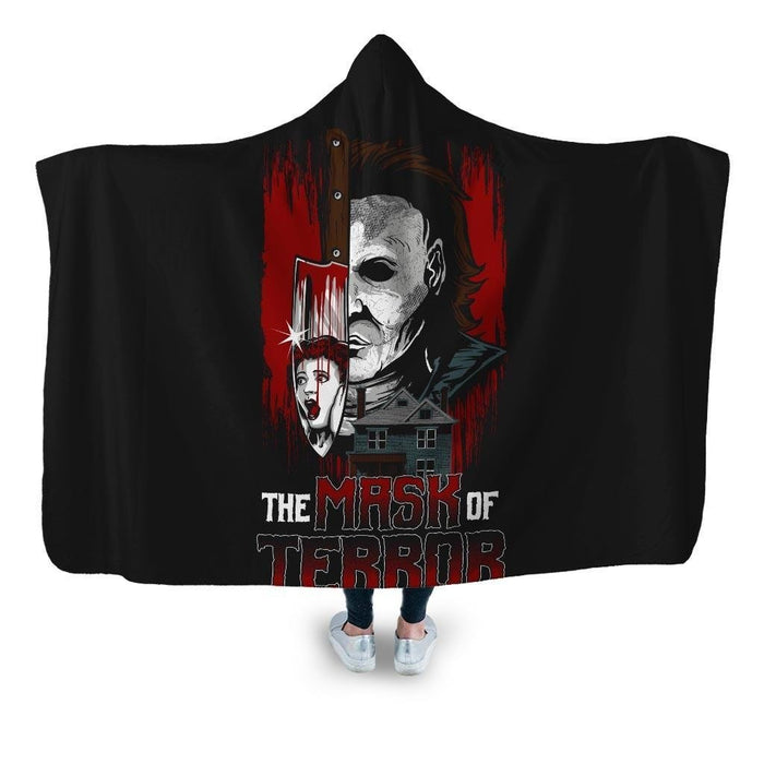 The Mask Of Terror Hooded Blanket - Adult / Premium Sherpa