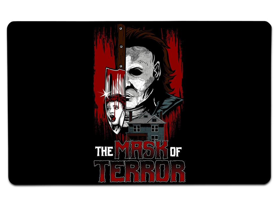 The Mask Of Terror Large Mouse Pad