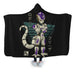 The Mecha Emperor Color Sep Hooded Blanket - Adult / Premium Sherpa