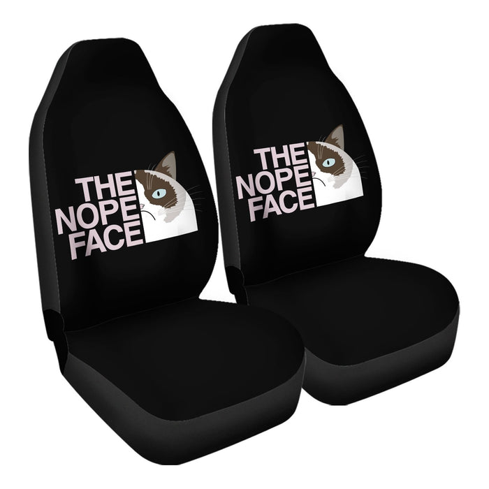 The Nope Face Car Seat Covers - One size