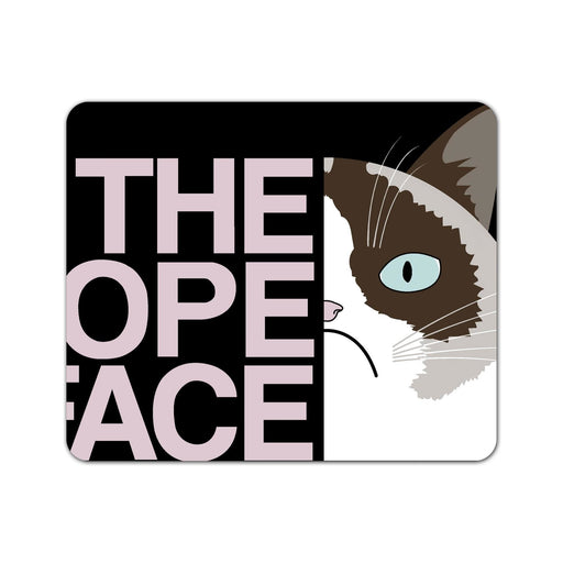 The Nope Face Mouse Pad