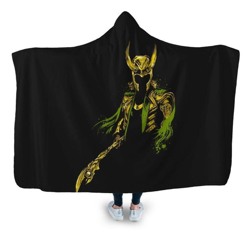 The Power Of Mischief Hooded Blanket - Adult / Premium Sherpa