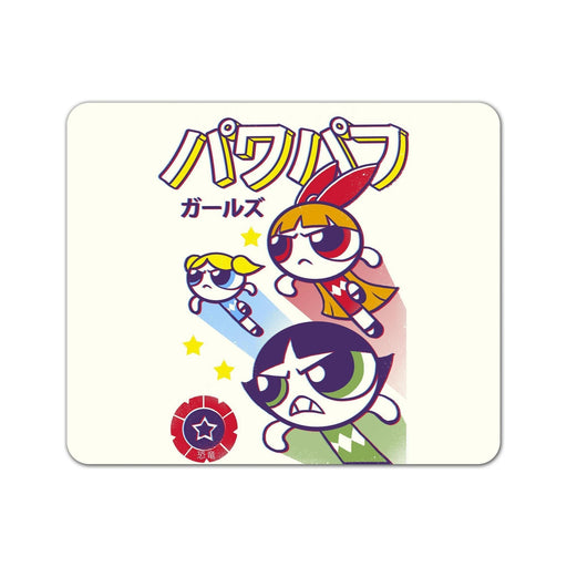 The Power Sentai Girls Mouse Pad