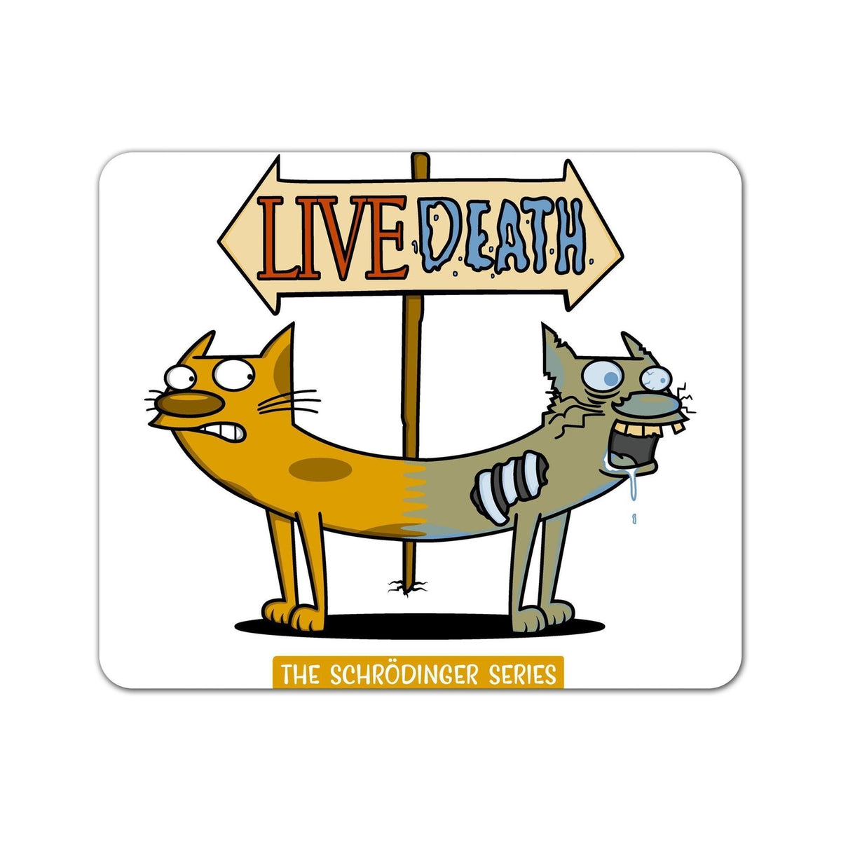 Schrodinger Machine The Schrodinger Series Mouse Pad - Mousepad | Nurd Tyme — Nurdtyme LLC