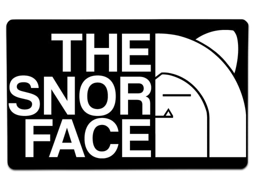 The Snor Face Large Mouse Pad