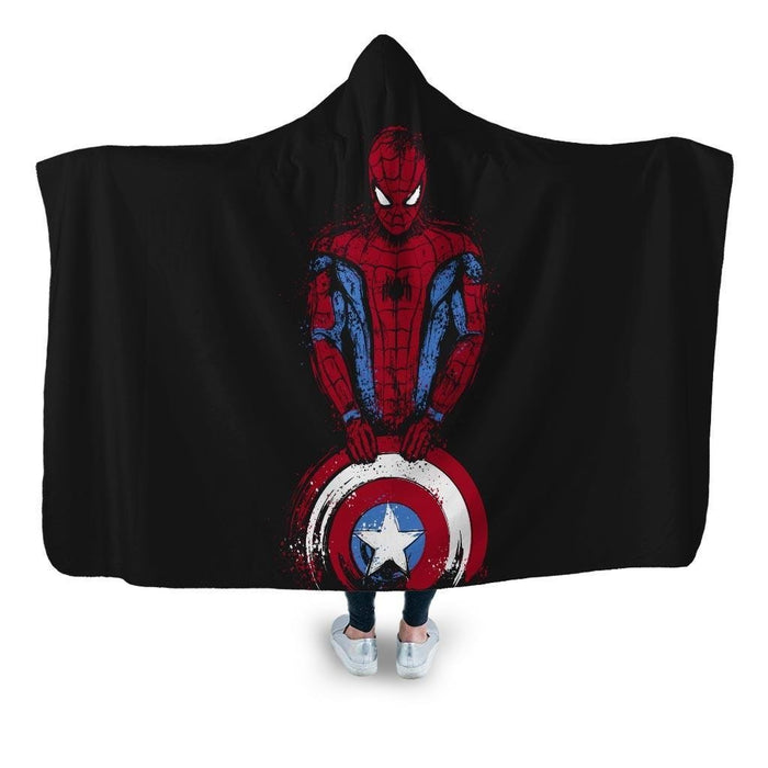 The Spider Is Coming Hooded Blanket - Adult / Premium Sherpa