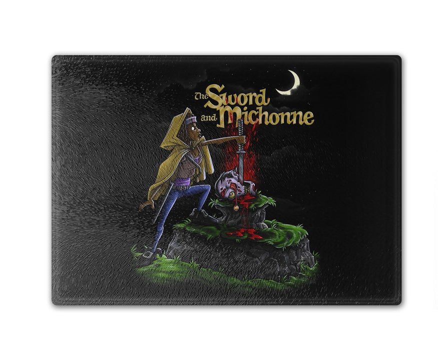 The Sword And Michonne 2 Cutting Board