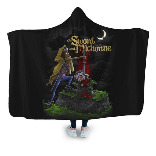 The Sword And Michonne 2 Hooded Blanket - Adult / Premium Sherpa