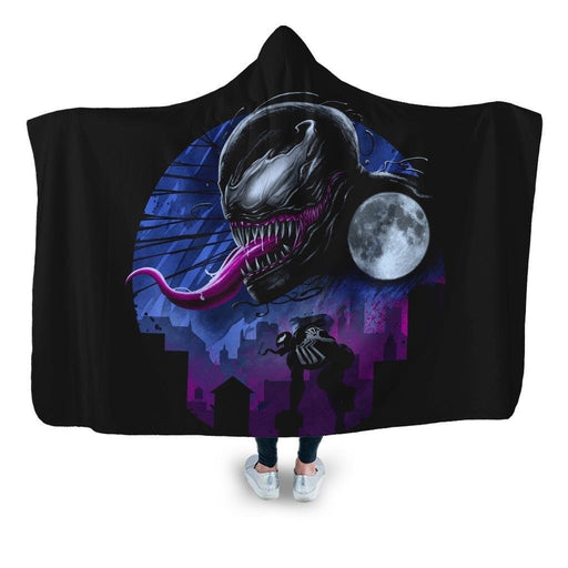The Symbiote Story Hooded Blanket - Adult / Premium Sherpa