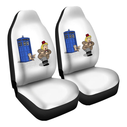 The Tardis Monkey Car Seat Covers - One size