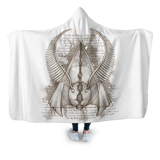 The Three Hallows Hooded Blanket - Adult / Premium Sherpa
