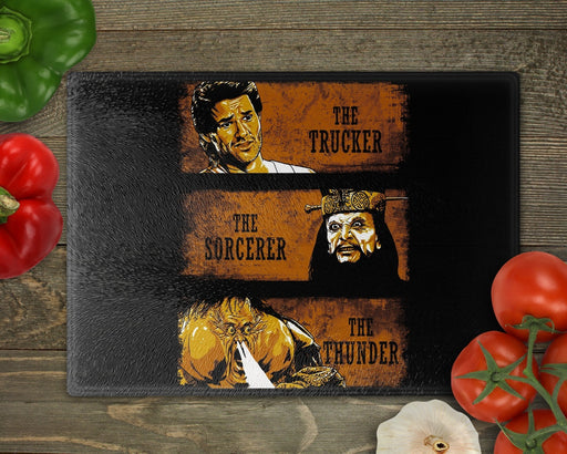 The Trucker Sorcerer And Thunder Cutting Board