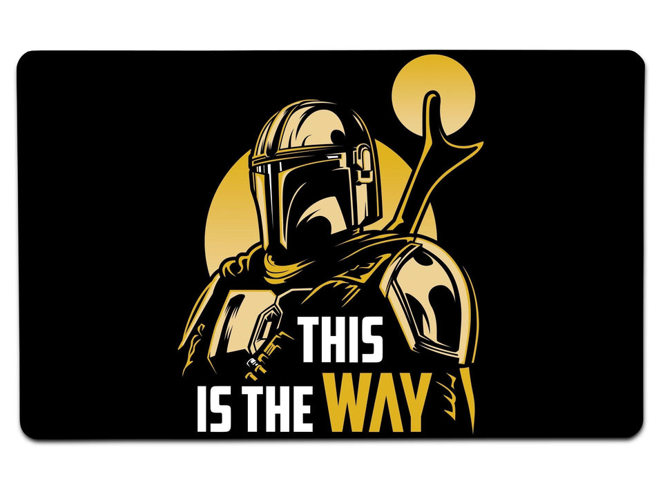 The Way of the Creed Large Mouse Pad