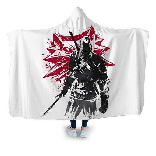 The Witcher Sumie Hooded Blanket - Adult / Premium Sherpa