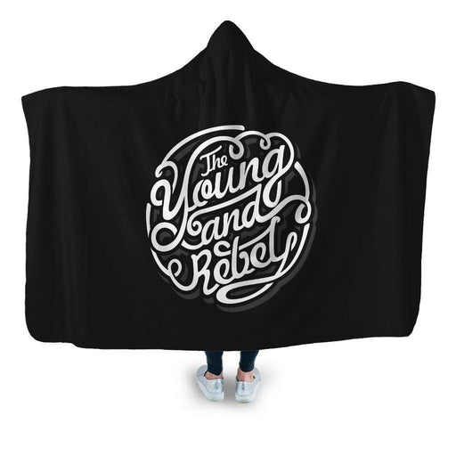 The Young And Rebel Hooded Blanket - Adult / Premium Sherpa