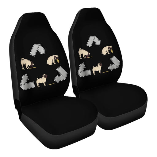 Thecycleofthepug Car Seat Covers - One size