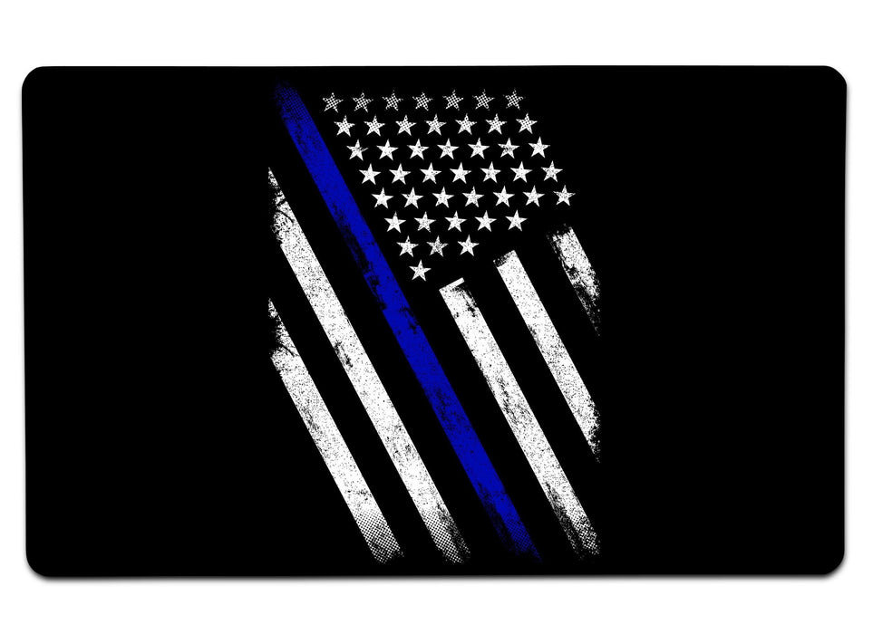 Thin Blue Line Flag Large Mouse Pad