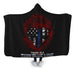 Thin Blue Line In My Heart Hooded Blanket - Adult / Premium Sherpa