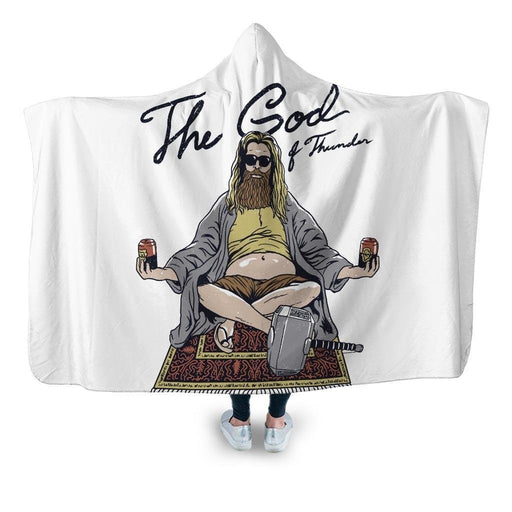 Thor Lebowski Hooded Blanket - Adult / Premium Sherpa