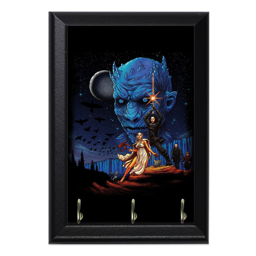 Throne Wars-Crisp Wall Plaque Key Holder - 8 x 6 / Yes