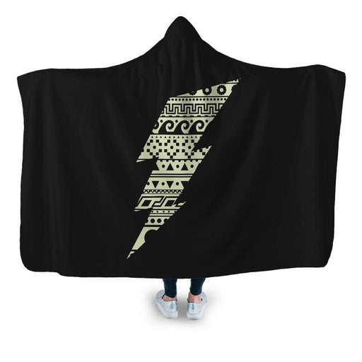Thunderbolt Hooded Blanket - Adult / Premium Sherpa