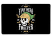 Time Hero Forever Large Mouse Pad