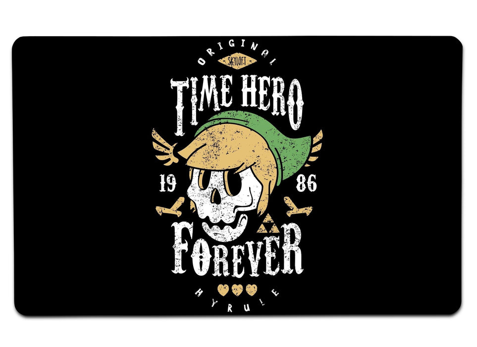 Time Hero Forever Large Mouse Pad