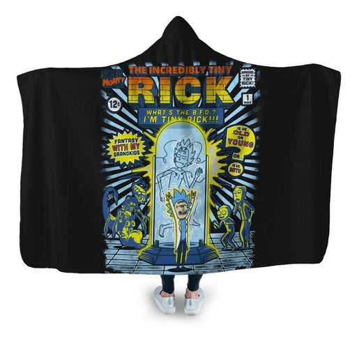Tiny Rick Hooded Blanket - Adult / Premium Sherpa