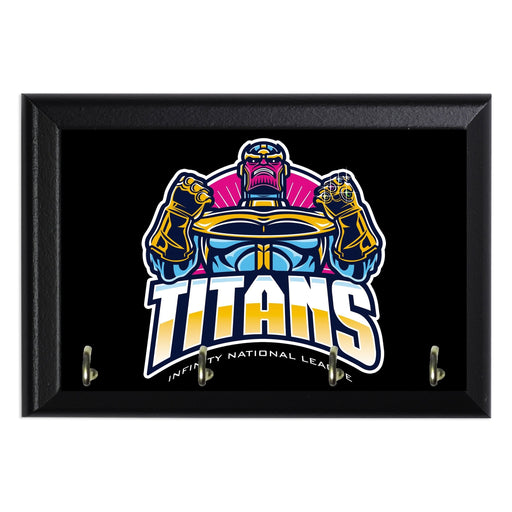 Titans I N L Key Hanging Wall Plaque - 8 x 6 / Yes