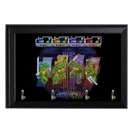 Tmnt Wall Key Hanging Plaque - 8 x 6 / Yes