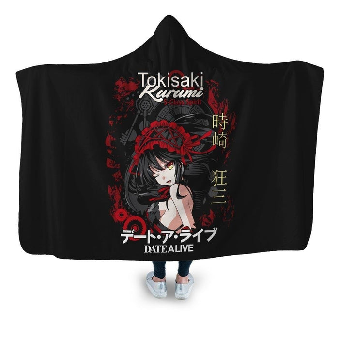 Tokisaki Kurumi 4 Hooded Blanket - Adult / Premium Sherpa