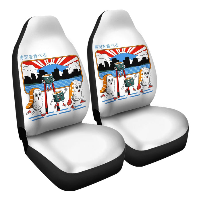 Tokyo Sushi Run Car Seat Covers - One size
