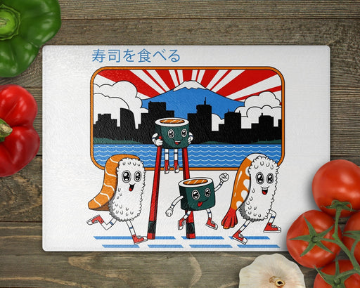 Tokyo Sushi Run Cutting Board