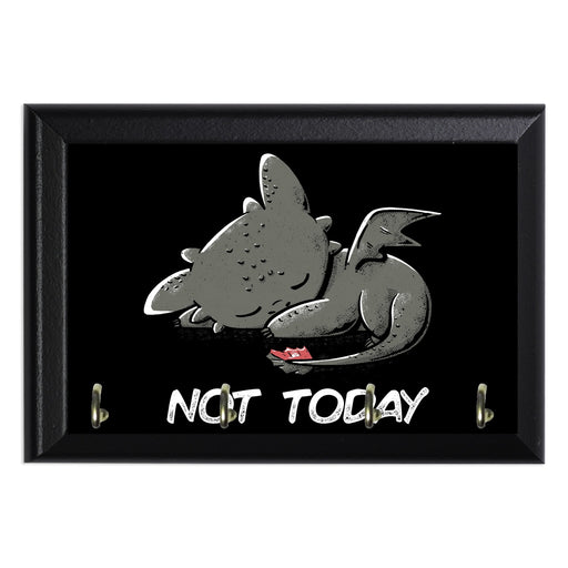 Toothless Not Today Key Hanging Plaque - 8 x 6 / Yes
