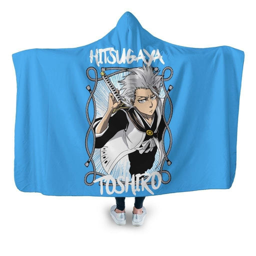 Toshiro Hitsugaya Hooded Blanket - Adult / Premium Sherpa