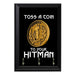 Toss A Coin To Your Hitman Key Hanging Plaque - 8 x 6 / Yes