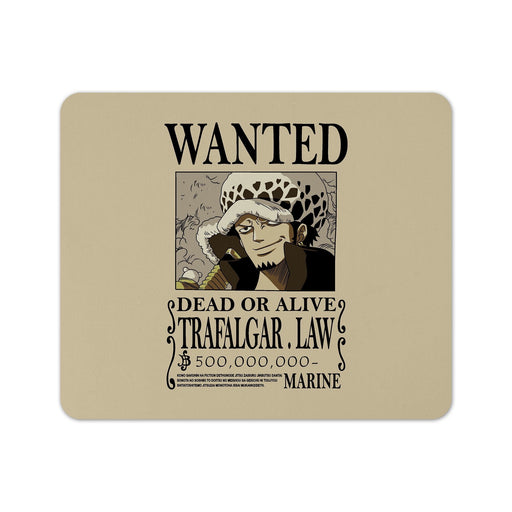 Trafalgar Law Wanted Anime Mouse Pad